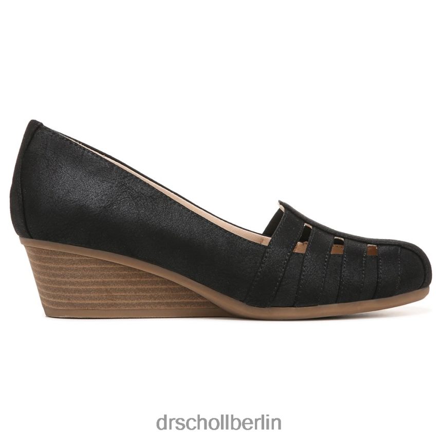 schwarzer Stoff freier Keil sein RXP6XD240 Dr. Scholl's unisex