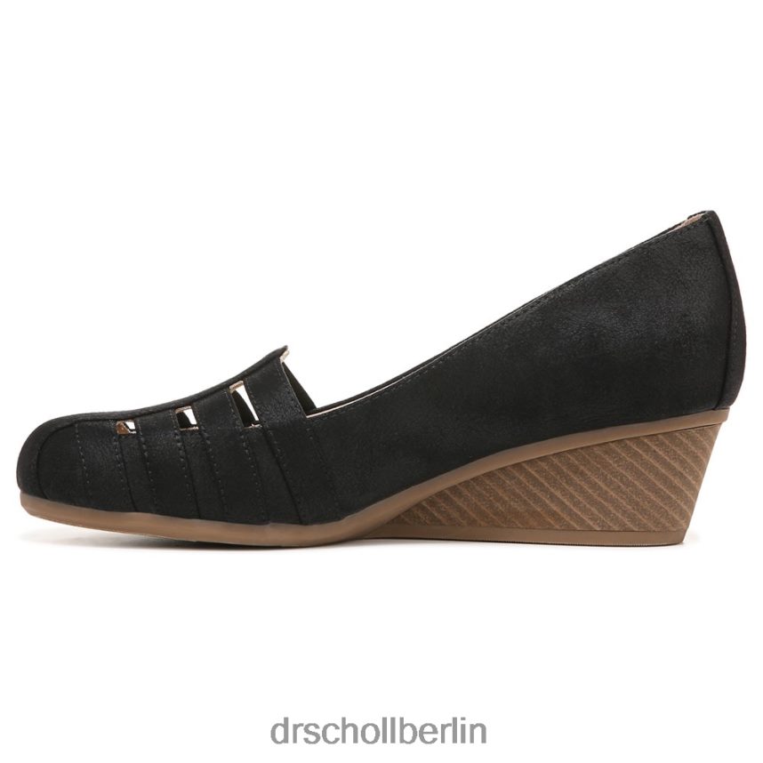 schwarzer Stoff freier Keil sein RXP6XD240 Dr. Scholl's unisex