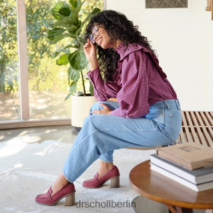 rotes Synthetik Gerüchte blockieren Fersenpumpe RXP6XD231 Dr. Scholl's unisex