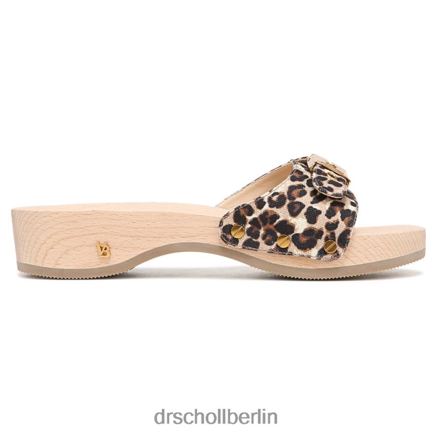 Leinwand mit Leopardenmuster Originale Sandale RXP6XD118 Dr. Scholl's x Veronica Beard unisex