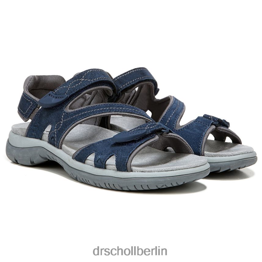 elegantes marineblaues Wildleder Adelle-Sandale RXP6XD158 Dr. Scholl's unisex