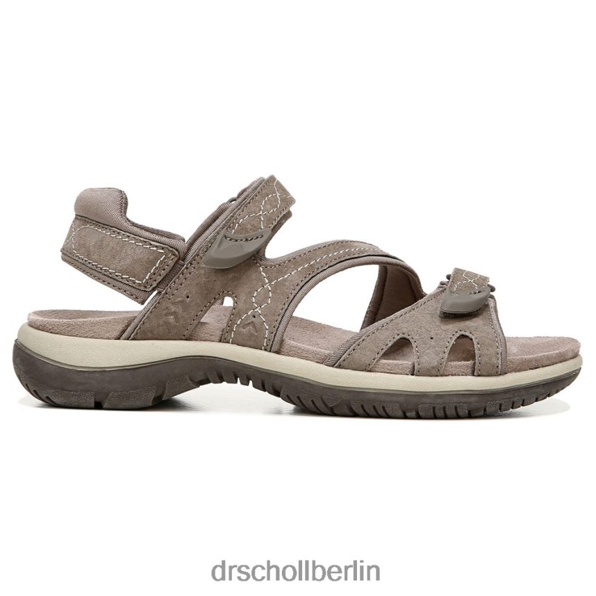 malttaupefarbenes Wildleder Adelle-Sandale RXP6XD159 Dr. Scholl's unisex
