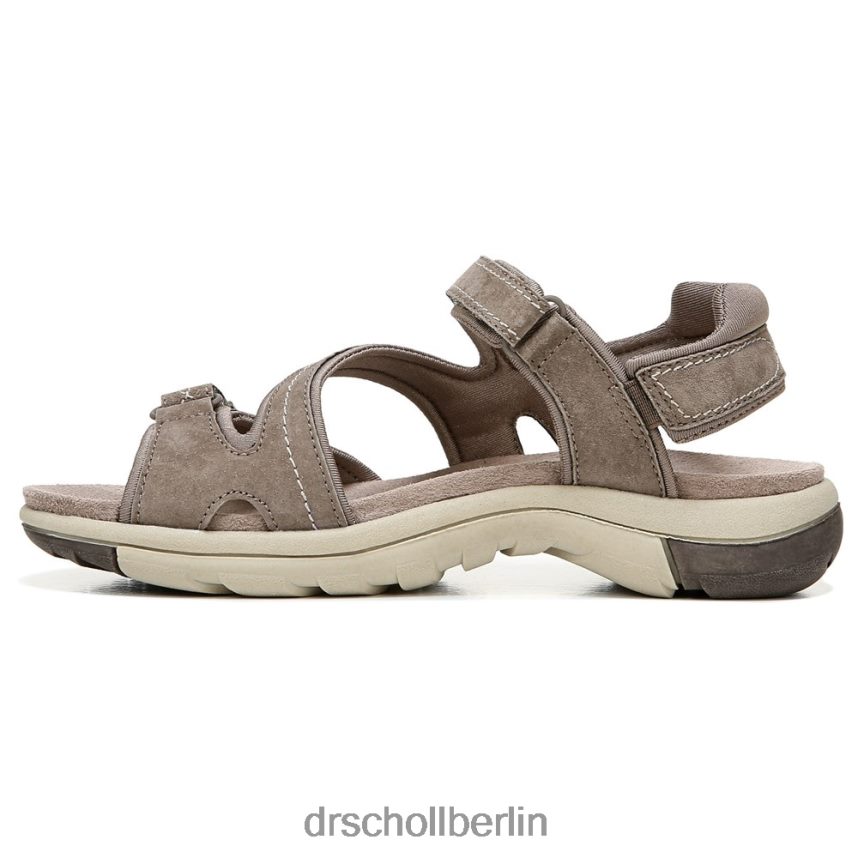 malttaupefarbenes Wildleder Adelle-Sandale RXP6XD159 Dr. Scholl's unisex