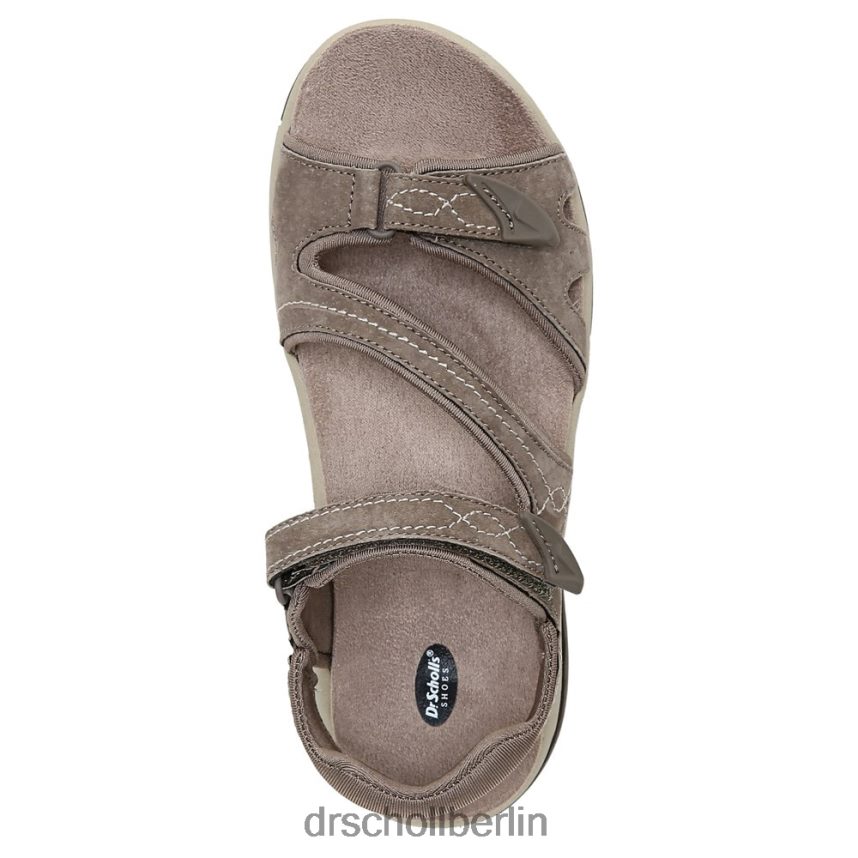 malttaupefarbenes Wildleder Adelle-Sandale RXP6XD159 Dr. Scholl's unisex