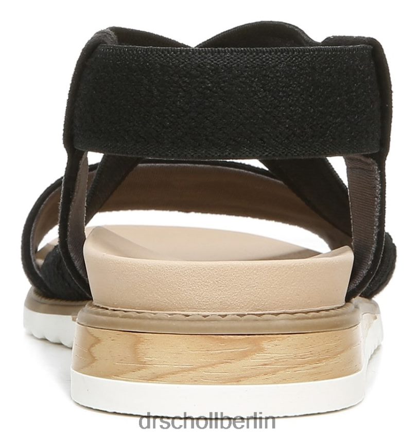 schwarze Mikrofaser Inselbewohner-Sandale RXP6XD124 Dr. Scholl's unisex