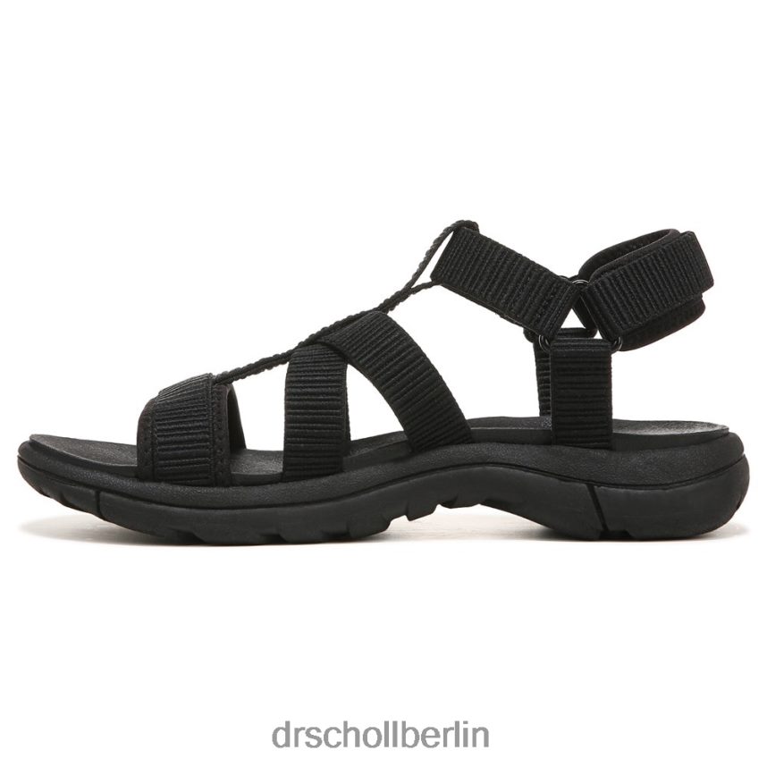 schwarzer Stoff Adalia-Sandale RXP6XD170 Dr. Scholl's unisex