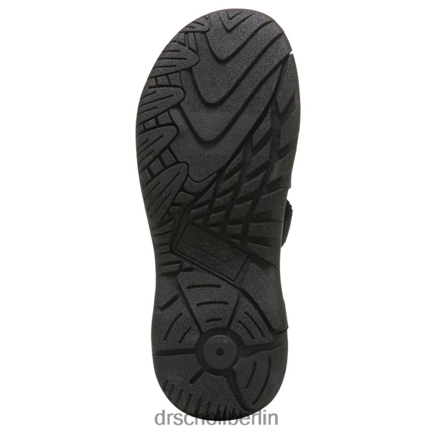 schwarzer Stoff Adalia-Sandale RXP6XD170 Dr. Scholl's unisex
