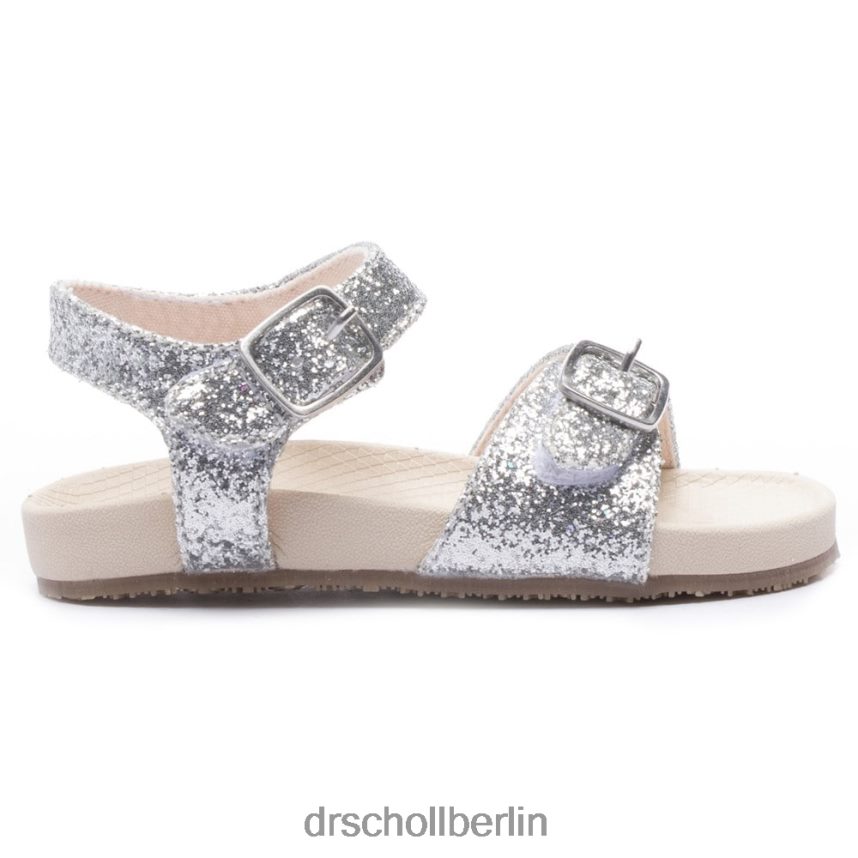 silberner Glitzer Isla-Sandale RXP6XD322 Dr. Scholl's Kleinkind/kleines Kind