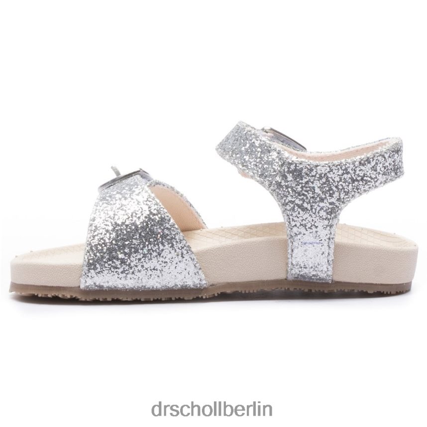 silberner Glitzer Isla-Sandale RXP6XD322 Dr. Scholl's Kleinkind/kleines Kind