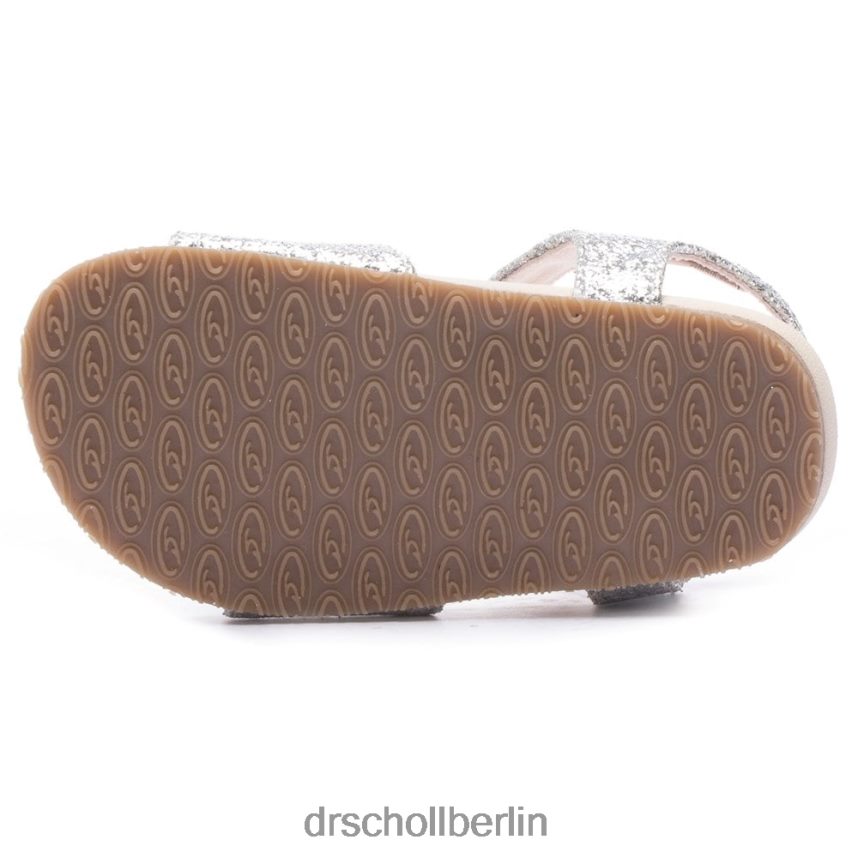 silberner Glitzer Isla-Sandale RXP6XD322 Dr. Scholl's Kleinkind/kleines Kind