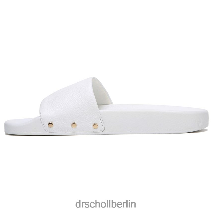weißes Leder Pisces Pool-Slide-Sandale RXP6XD188 Dr. Scholl's unisex