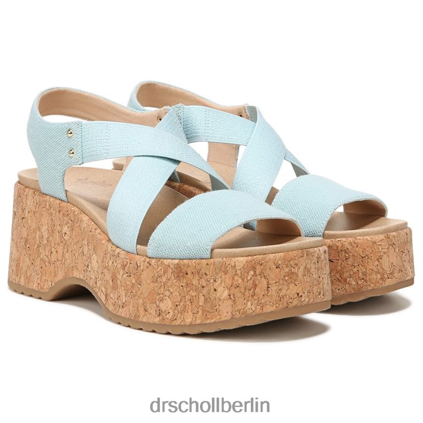 Blau Dottie Riemchen-Keilsandalette RXP6XD202 Dr. Scholl's unisex