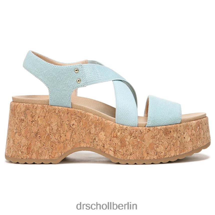 Blau Dottie Riemchen-Keilsandalette RXP6XD202 Dr. Scholl's unisex
