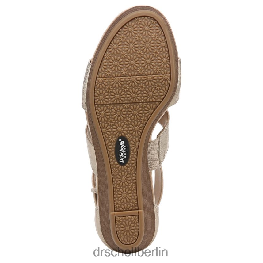 Gold-Synthetik Barton Keilsandalette RXP6XD166 Dr. Scholl's unisex
