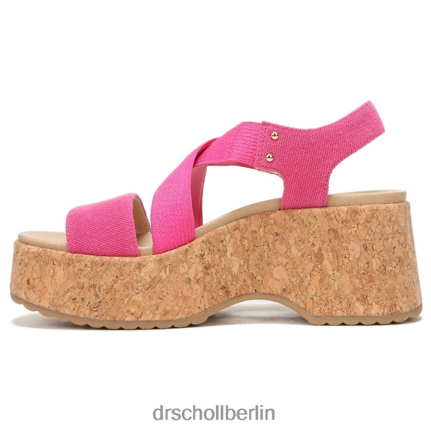 Rosa Dottie Riemchen-Keilsandalette RXP6XD203 Dr. Scholl's unisex