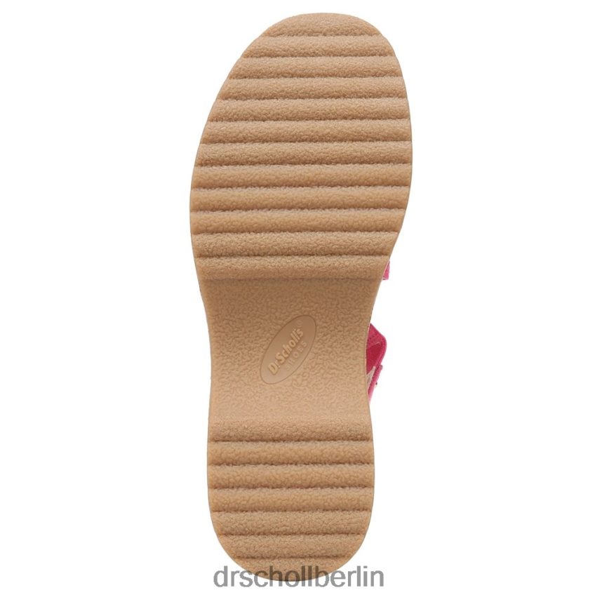 Rosa Dottie Riemchen-Keilsandalette RXP6XD203 Dr. Scholl's unisex