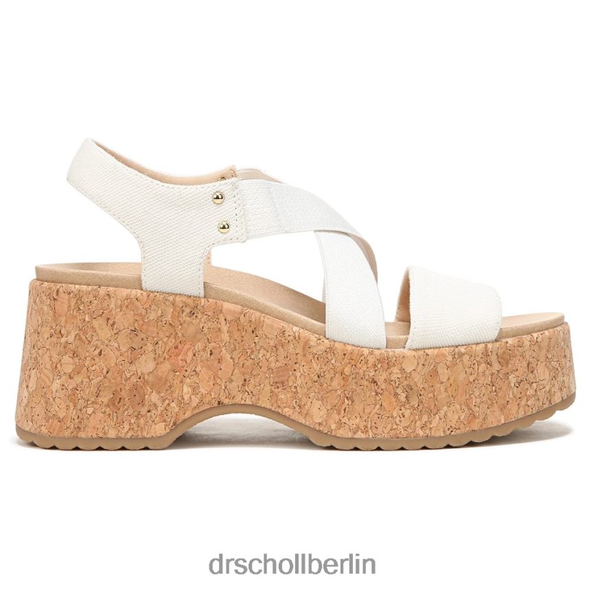 Weiss Dottie Riemchen-Keilsandalette RXP6XD204 Dr. Scholl's unisex