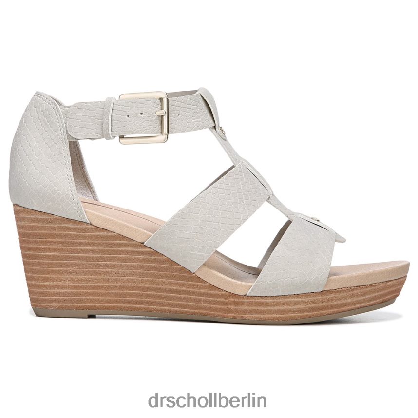 grauer Schlangendruck Barton Keilsandalette RXP6XD163 Dr. Scholl's unisex