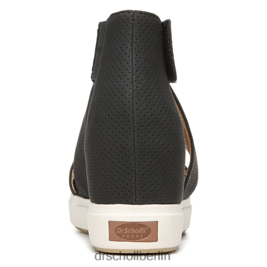 schwarz glatt Sandale Sheena mit Keilabsatz RXP6XD128 Dr. Scholl's unisex