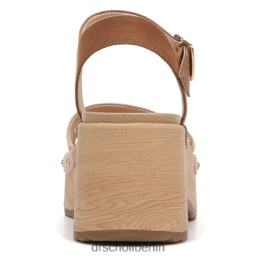 Hellbraun Dublin-Plateausandale RXP6XD238 Dr. Scholl's unisex