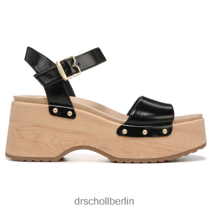 Schwarz Dublin-Plateausandale RXP6XD239 Dr. Scholl's unisex