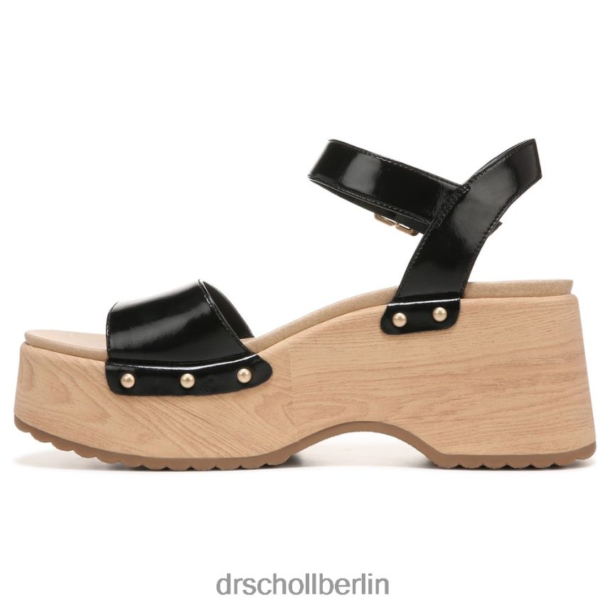 Schwarz Dublin-Plateausandale RXP6XD239 Dr. Scholl's unisex