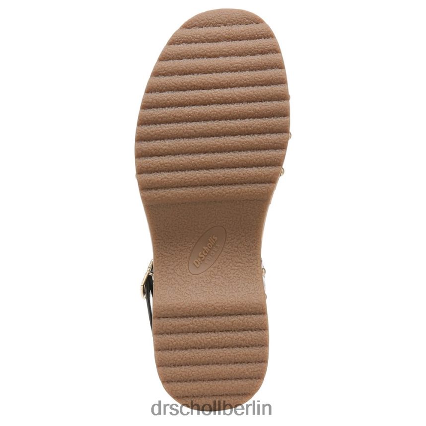 Schwarz Dublin-Plateausandale RXP6XD239 Dr. Scholl's unisex