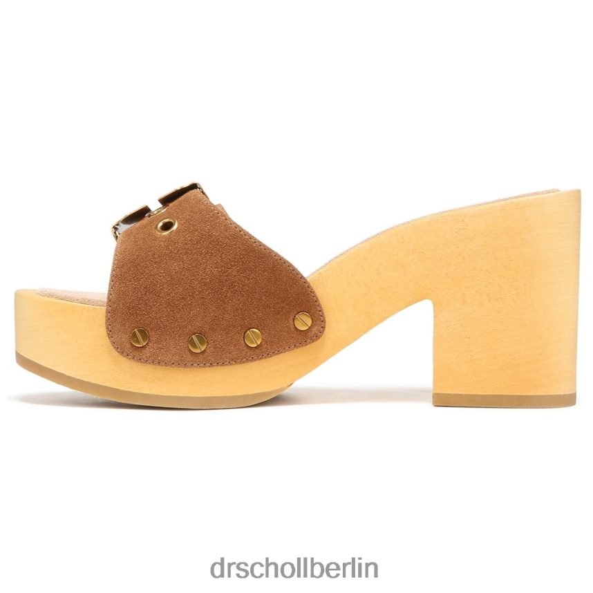 haselnussbraunes Wildleder Hula-Sandale RXP6XD131 Dr. Scholl's x Veronica Beard unisex