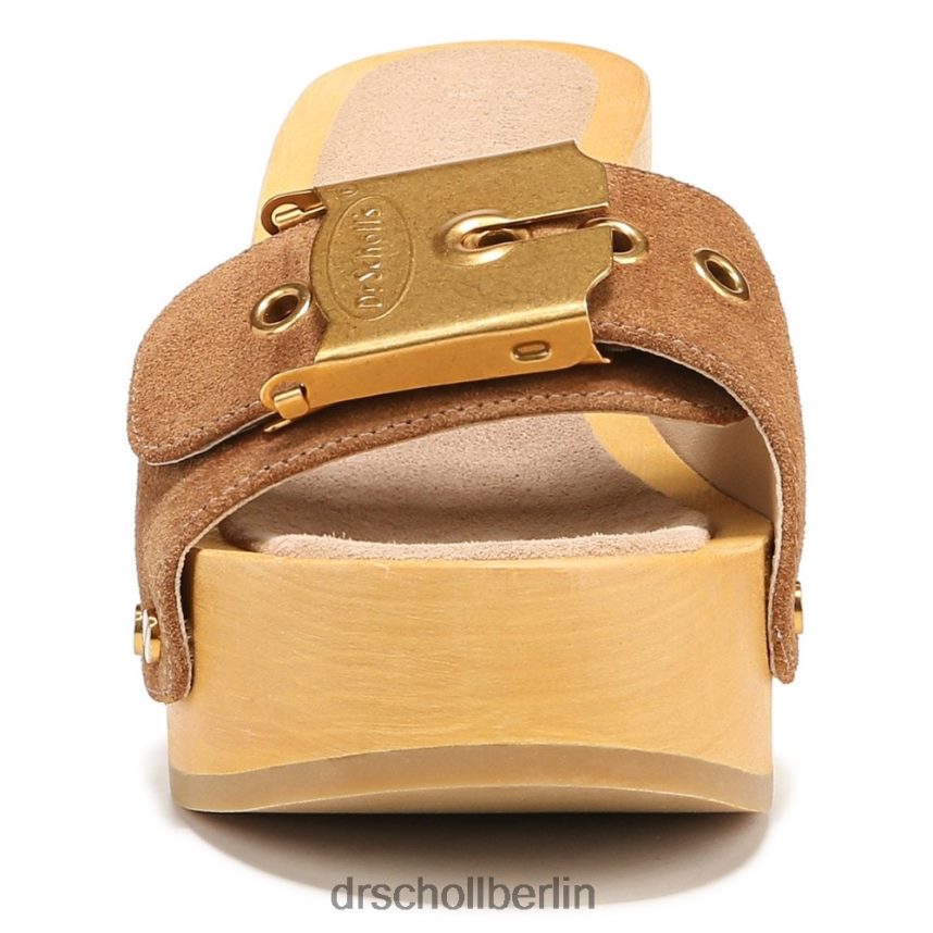 haselnussbraunes Wildleder Hula-Sandale RXP6XD131 Dr. Scholl's x Veronica Beard unisex