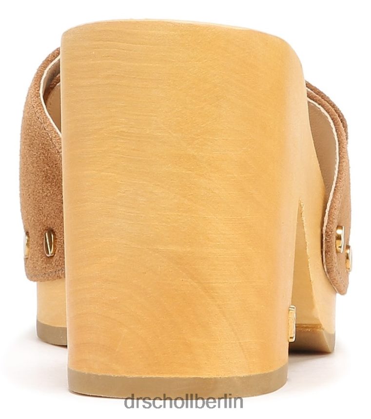 haselnussbraunes Wildleder Hula-Sandale RXP6XD131 Dr. Scholl's x Veronica Beard unisex