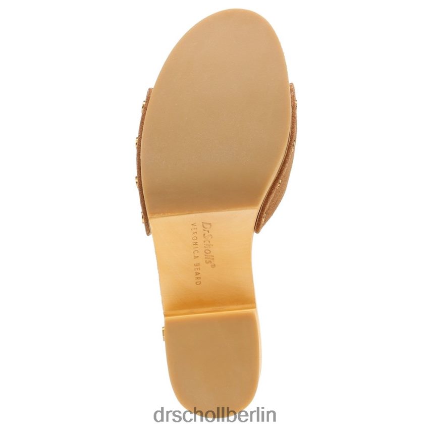 haselnussbraunes Wildleder Hula-Sandale RXP6XD131 Dr. Scholl's x Veronica Beard unisex