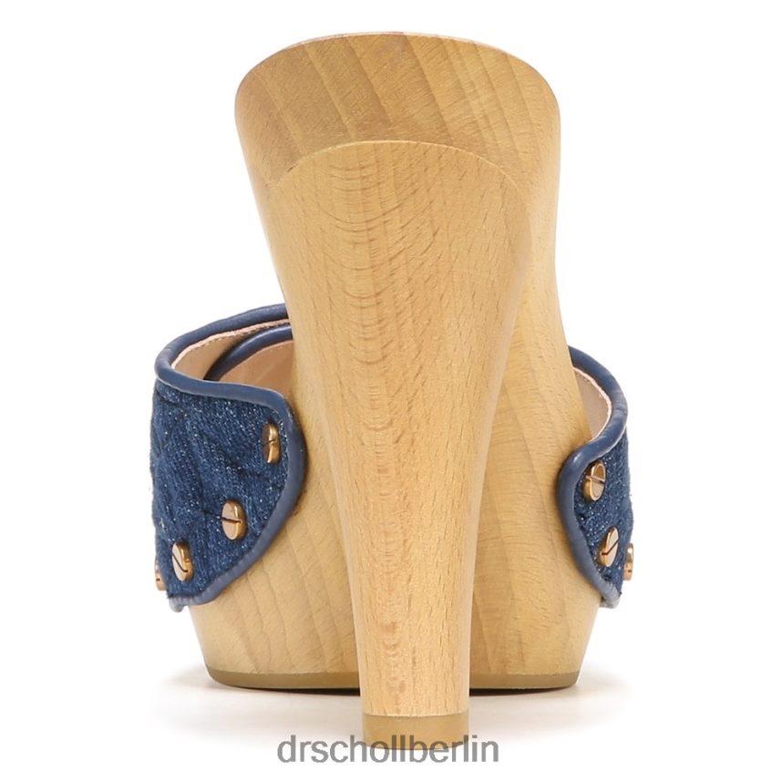 Bergblauer Jeansstoff Lolli-Sandale mit hohem Absatz RXP6XD114 Dr. Scholl's x Veronica Beard unisex