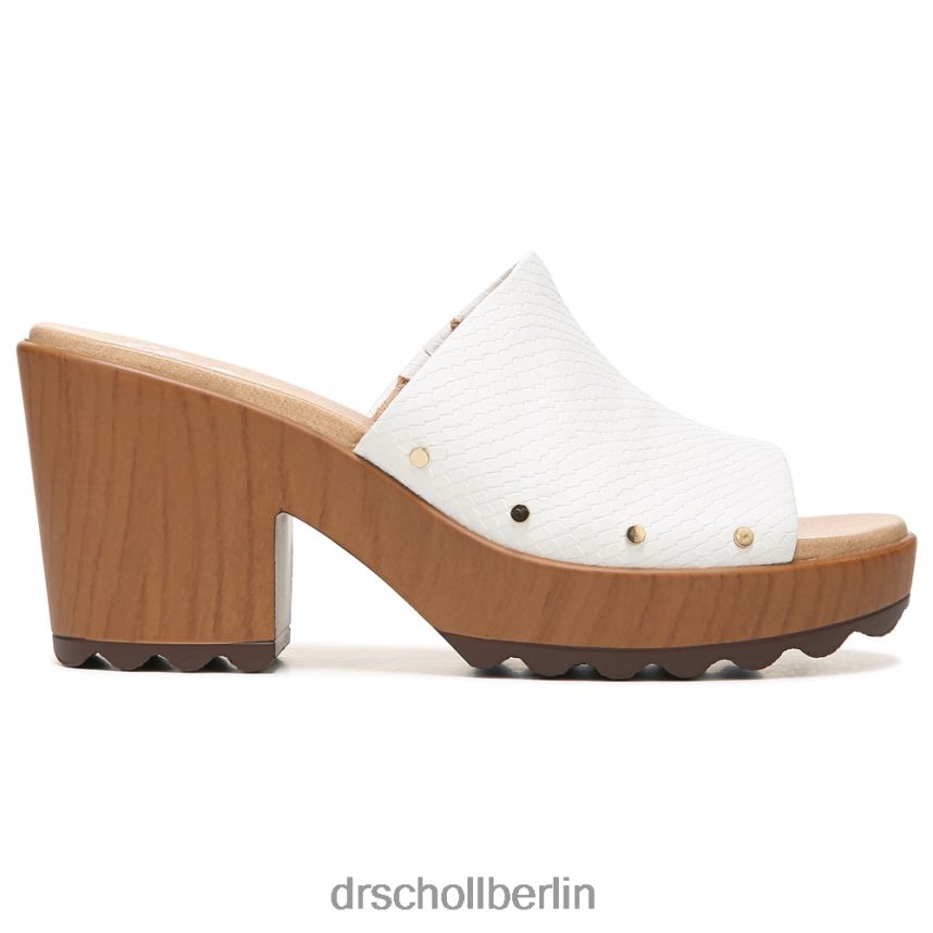 Weiße Schlange aus Synthetik Wake-up-Sandale mit Blockabsatz RXP6XD184 Dr. Scholl's unisex