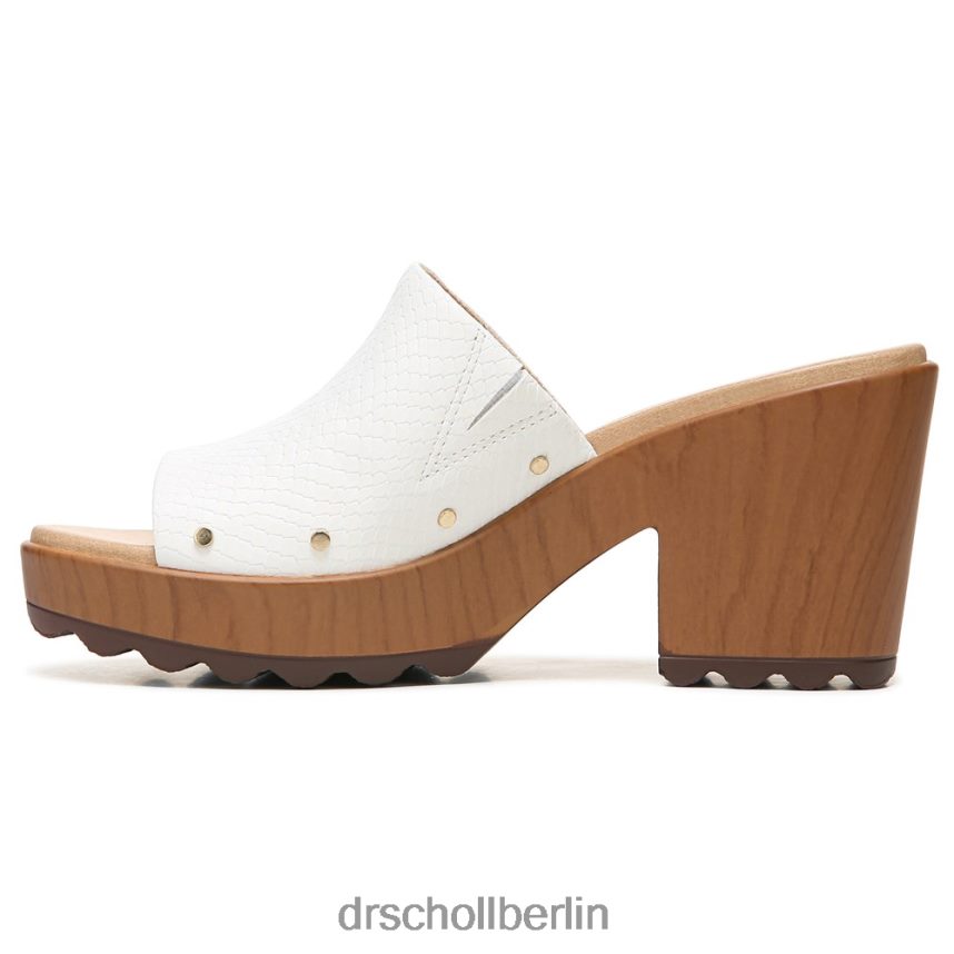 Weiße Schlange aus Synthetik Wake-up-Sandale mit Blockabsatz RXP6XD184 Dr. Scholl's unisex