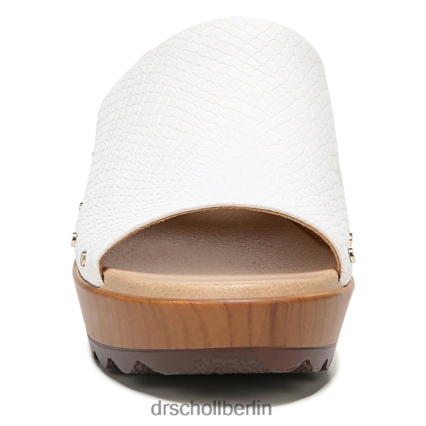 Weiße Schlange aus Synthetik Wake-up-Sandale mit Blockabsatz RXP6XD184 Dr. Scholl's unisex