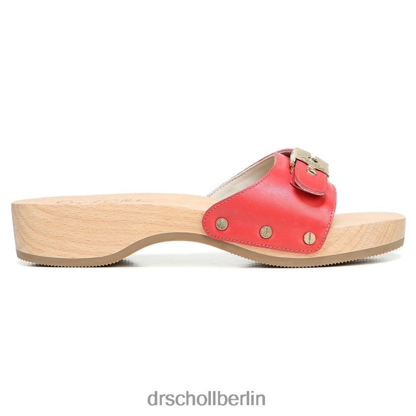 rotes Leder Originale Sandale RXP6XD16 Dr. Scholl's unisex