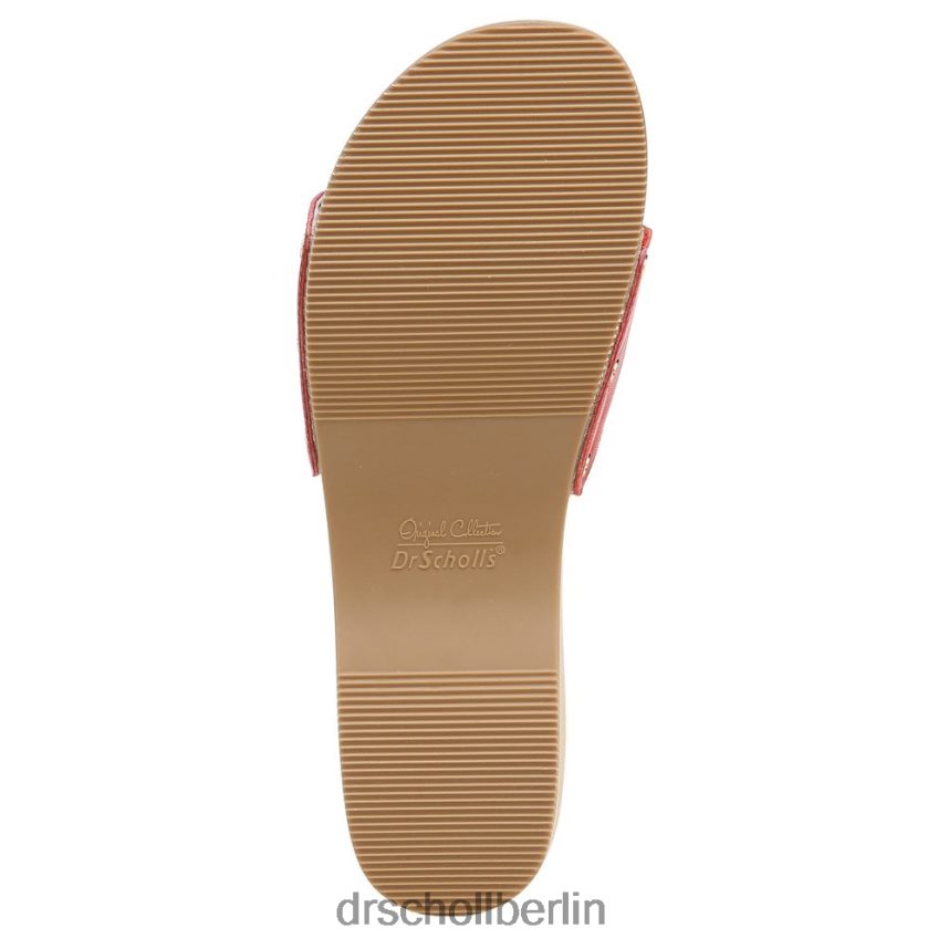 rotes Leder Originale Sandale RXP6XD16 Dr. Scholl's unisex