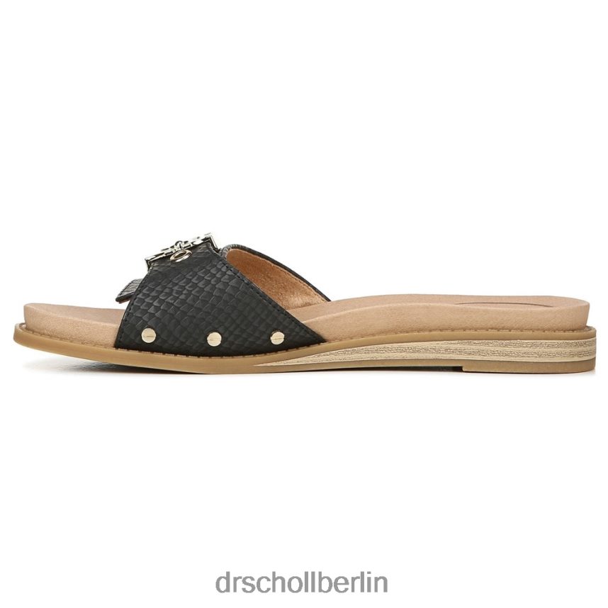 schwarze Schlange Originalistische Sandale RXP6XD186 Dr. Scholl's unisex