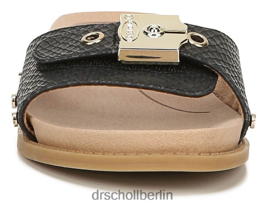 schwarze Schlange Originalistische Sandale RXP6XD186 Dr. Scholl's unisex