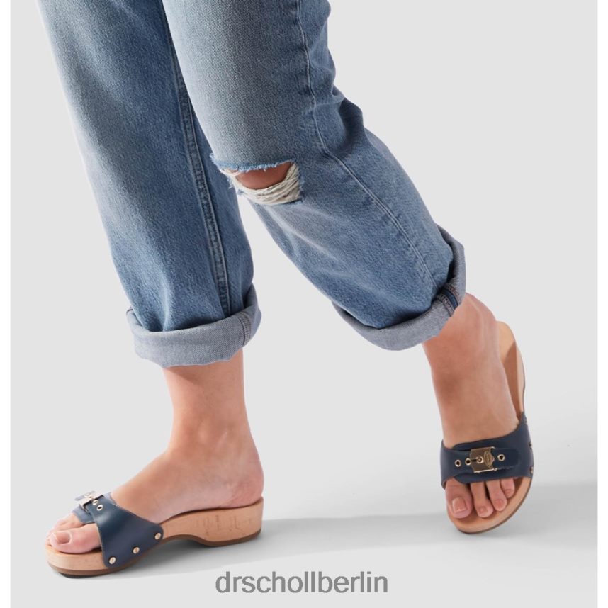 schwarzes Leder Originale Sandale RXP6XD14 Dr. Scholl's unisex