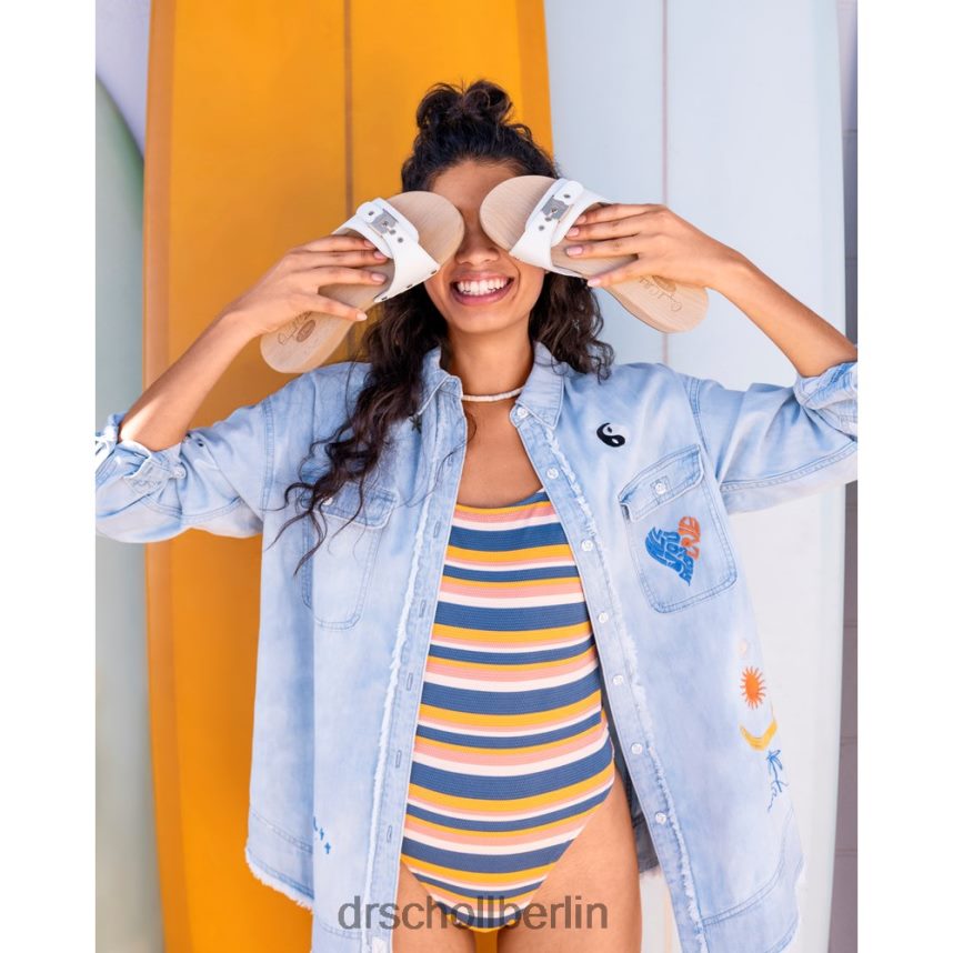 weißes Leder Originale Sandale RXP6XD17 Dr. Scholl's unisex