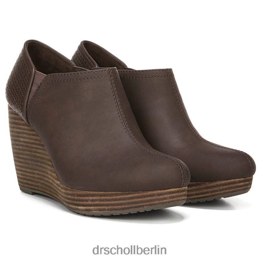 dunkelbraun glatt Harlow Keilstiefelette RXP6XD150 Dr. Scholl's unisex