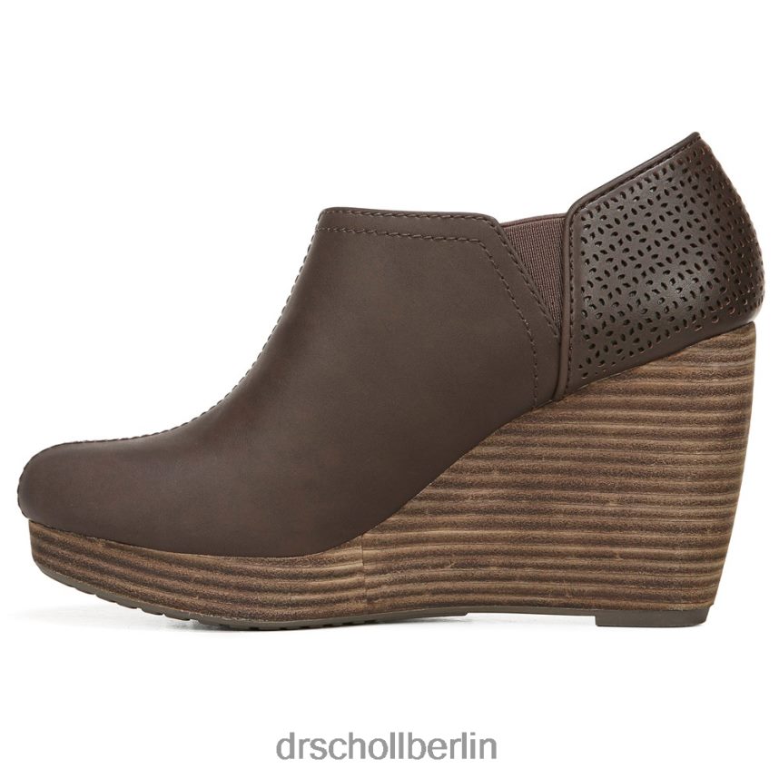 dunkelbraun glatt Harlow Keilstiefelette RXP6XD150 Dr. Scholl's unisex