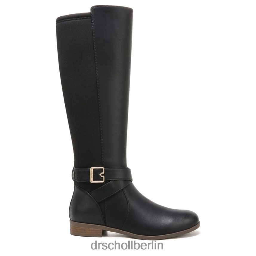 schwarzes Synthetik Bewerte hohen Stiefel RXP6XD107 Dr. Scholl's unisex