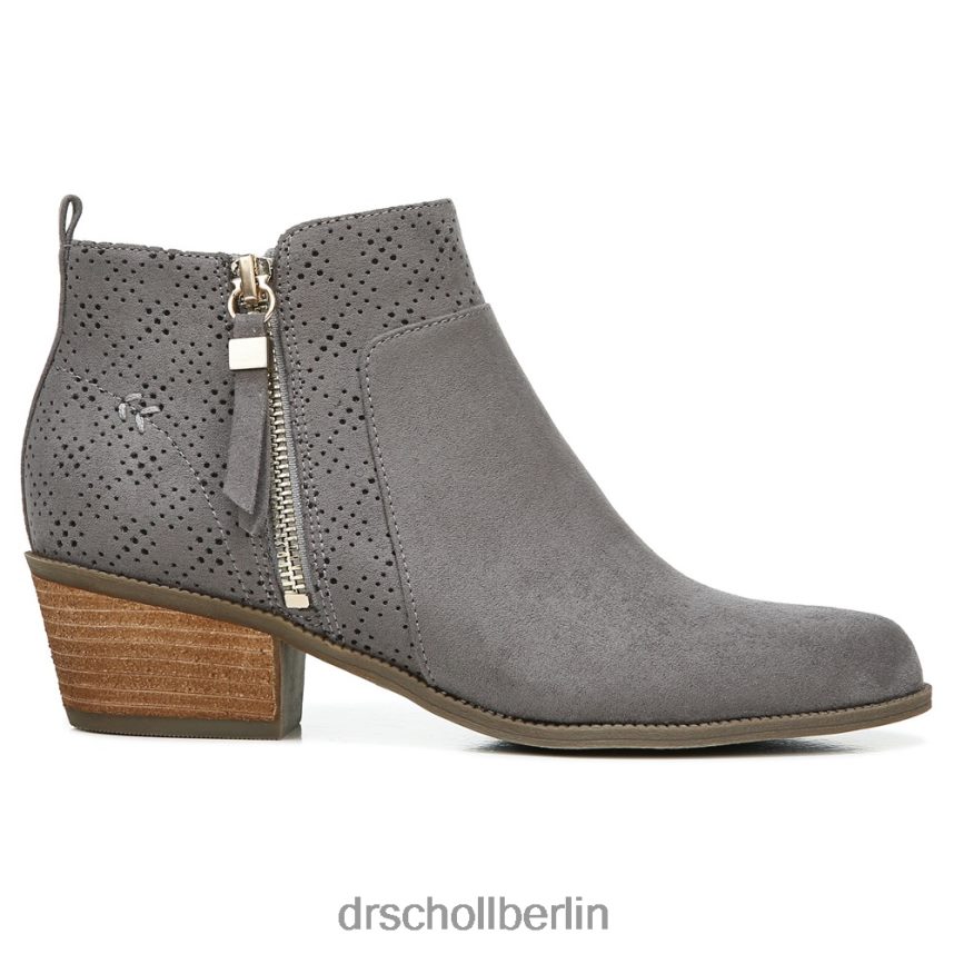 dunkelgraue Mikrofaser Brianna Bootie RXP6XD136 Dr. Scholl's unisex
