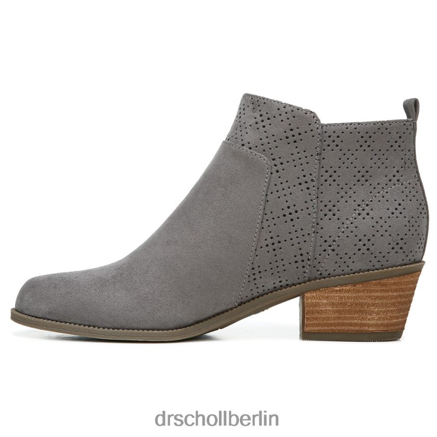 dunkelgraue Mikrofaser Brianna Bootie RXP6XD136 Dr. Scholl's unisex