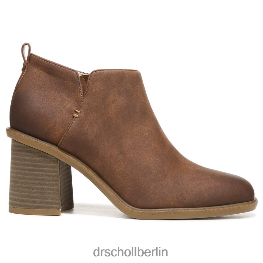 neuer kupferbrauner Kunststoff Roxanne-Stiefelette mit Blockabsatz RXP6XD247 Dr. Scholl's unisex