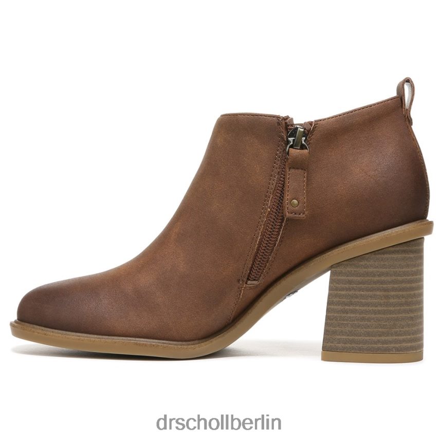 neuer kupferbrauner Kunststoff Roxanne-Stiefelette mit Blockabsatz RXP6XD247 Dr. Scholl's unisex