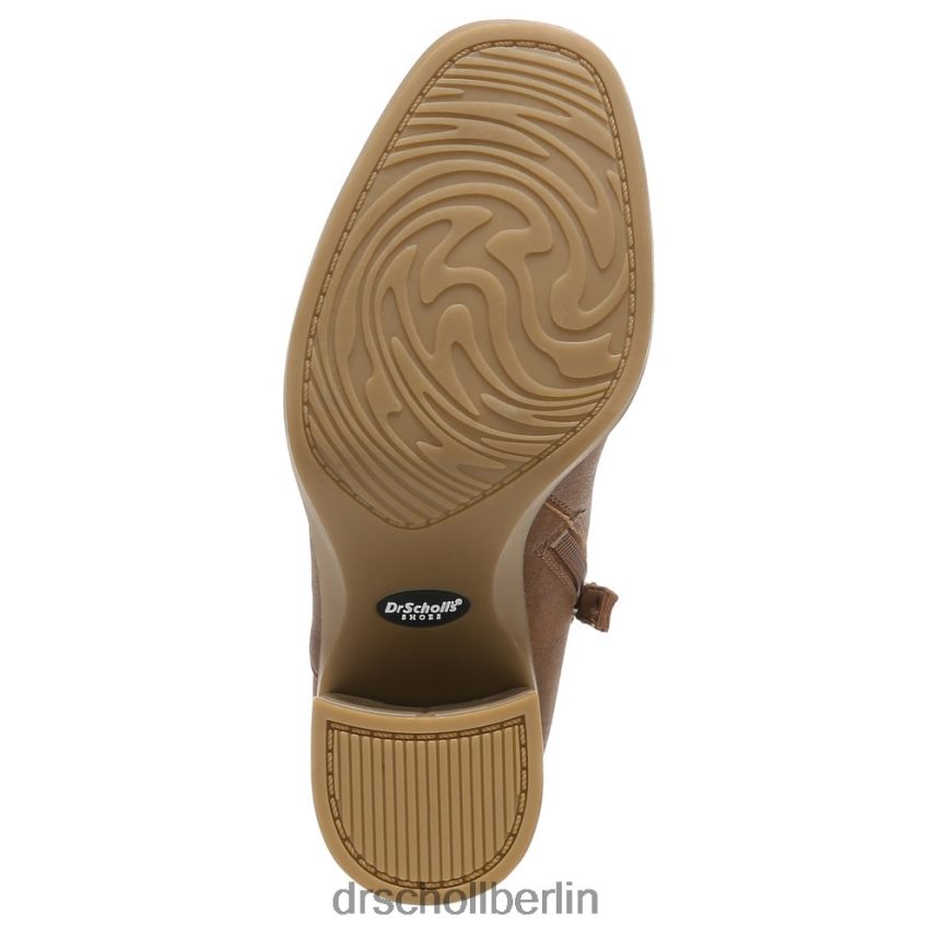 neuer kupferbrauner Kunststoff Roxanne-Stiefelette mit Blockabsatz RXP6XD247 Dr. Scholl's unisex