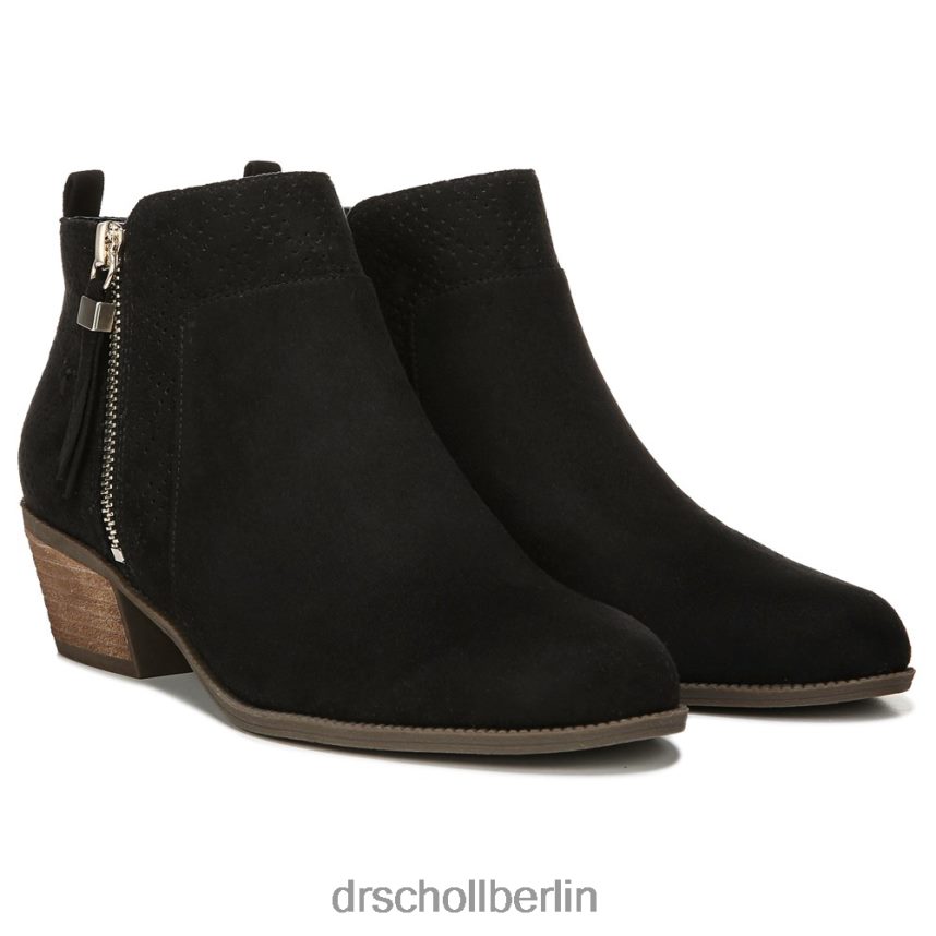 schwarze Mikrofaser Brianna Bootie RXP6XD135 Dr. Scholl's unisex